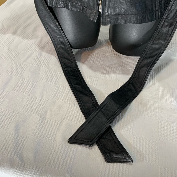 Wilson’s black leather jacket women’s size M - Picture 4 of 8